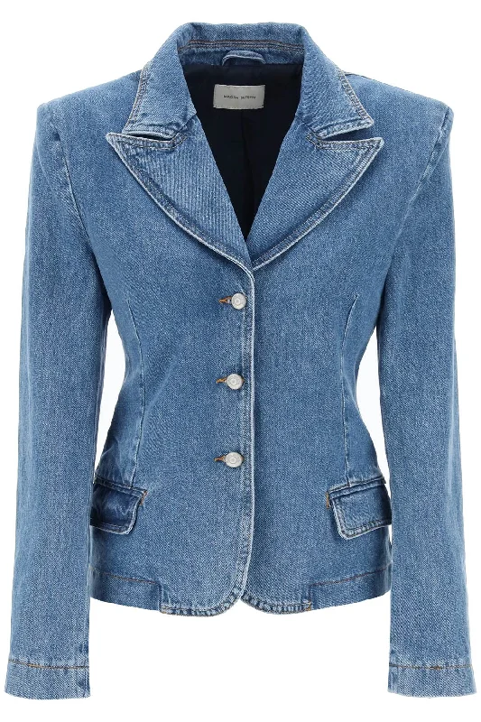 Magda Butrym Women's Single-Breasted Jacket In blue