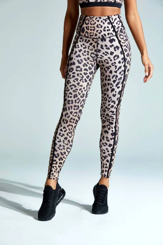 Frame Legging In Leopard