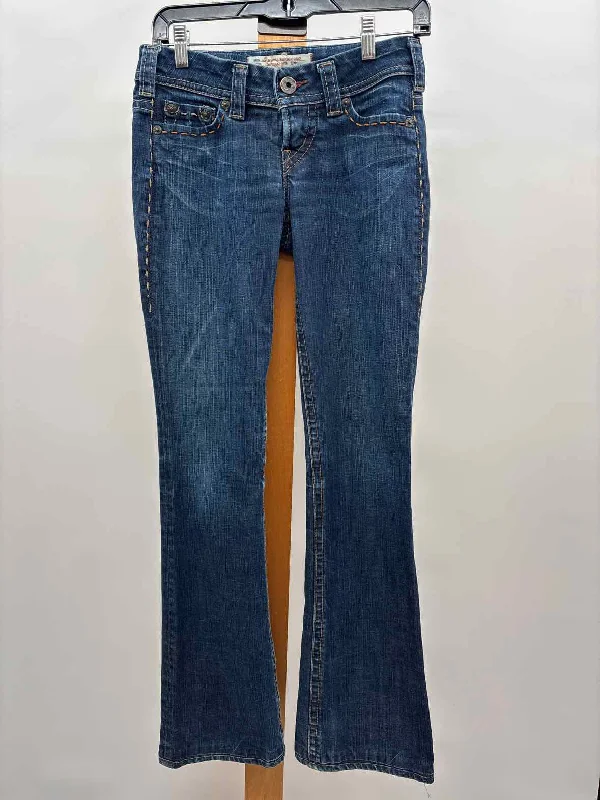 1921 Women's Size 0 Blue Solid Jeans