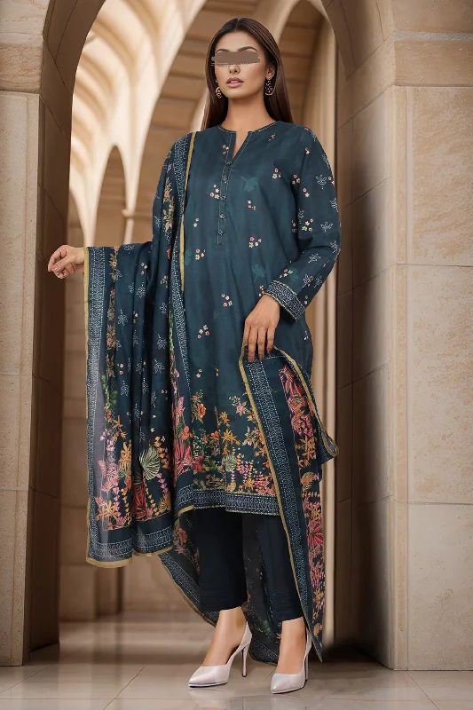 Printed Lawn Stitched 3 Piece