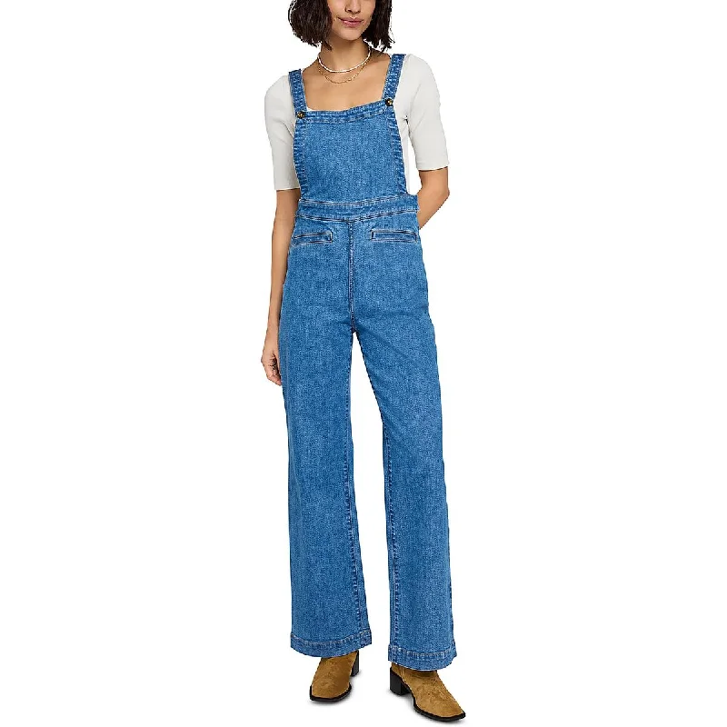 Womens Denim Overall Jumpsuit