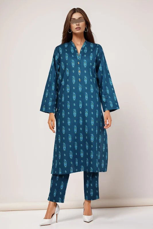 Printed Lawn Stitched 2 Piece (Shirt/Trouser)