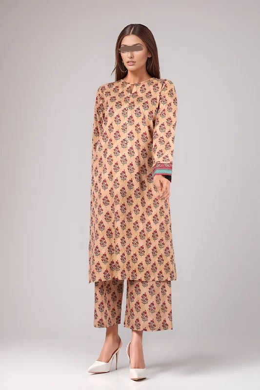 Printed Lawn Stitched 2 Piece (Shirt/Trouser)