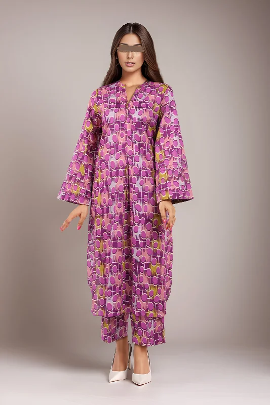 Printed Lawn Stitched 2 Piece (Shirt/Trouser)