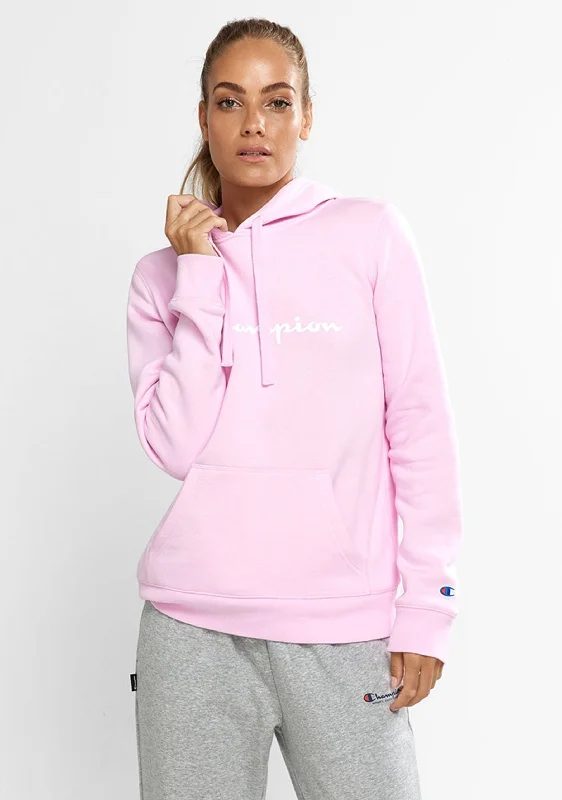 Champion Womens Script Hoodie <BR> CWG4N XDY