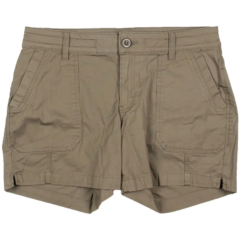 Womens Mid-Rise Short Casual Shorts