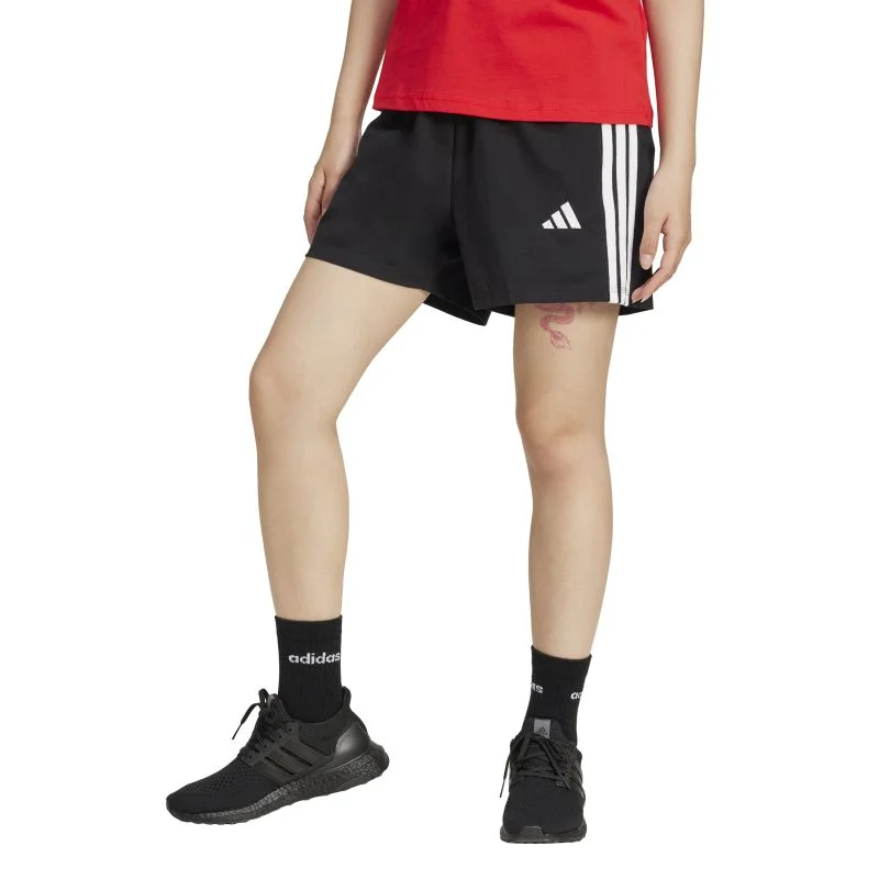 Adidas Womens Essentials 3-Stripes Cotton Short