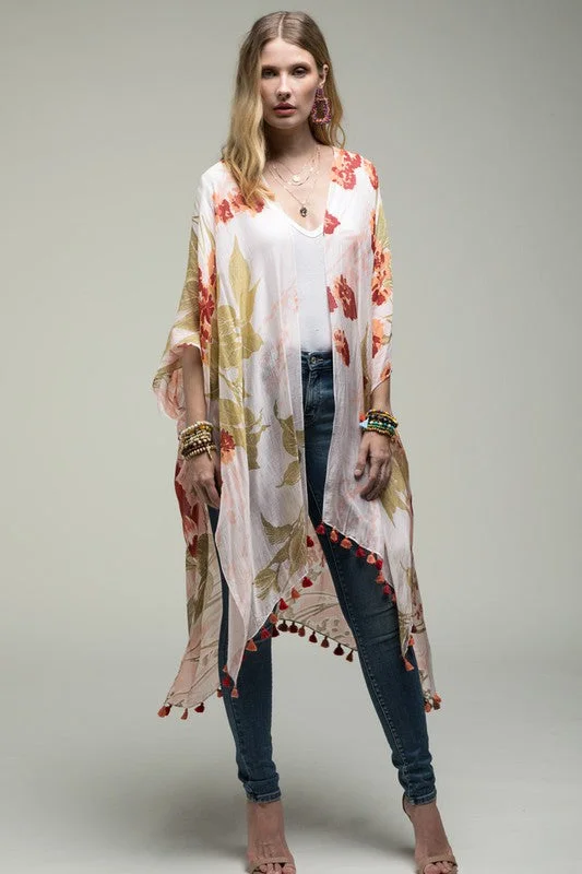 Lihue Tropical Open Front Kimono - Final Sale