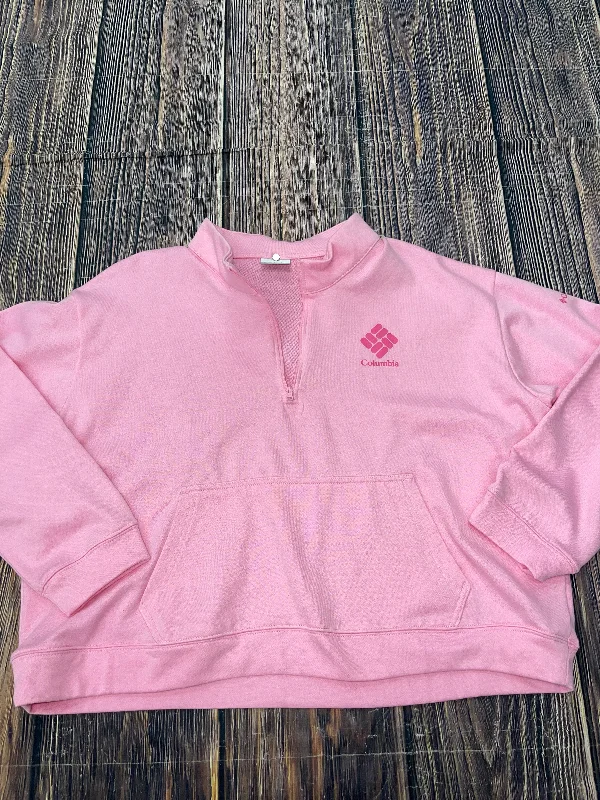 Sweatshirt Collar By Columbia In Pink, Size: 2x