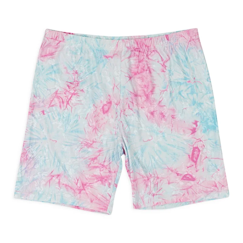 CALLIPYGIAN TIE DYE MULTICOLOR BIKE SHORTS