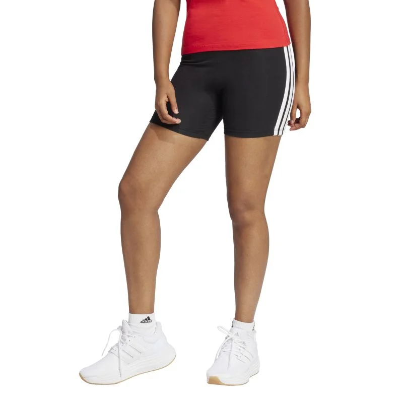 Adidas Womens Essentials 3-Stripes High Waisted Biker Short