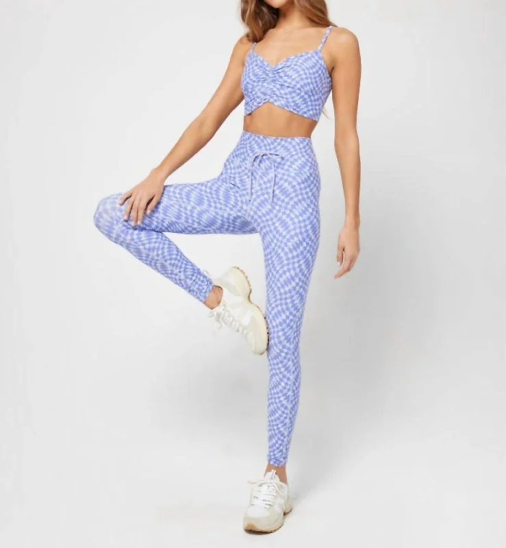 Turner Leggings In Blue Heatwaves