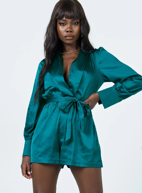 Ivy Playsuit Teal