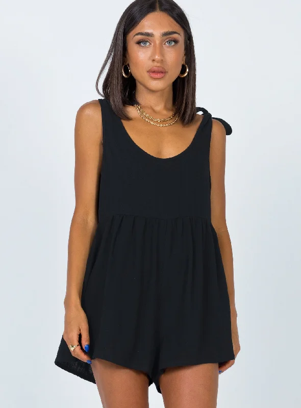 Tay Romper Black