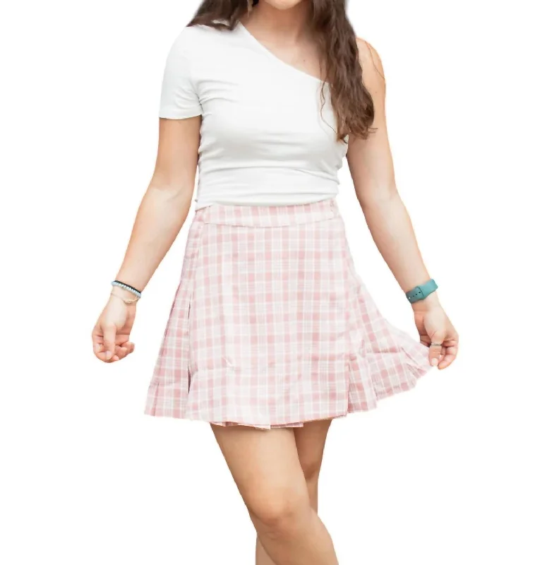 Ready For Shopping Mini Skirt In Pink