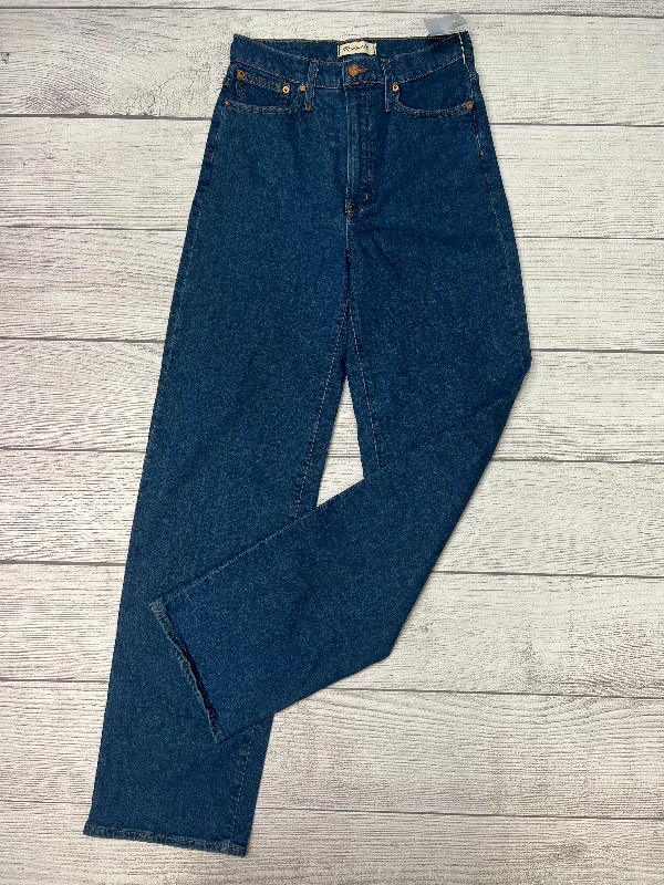 Jeans Wide Leg By Madewell In Blue, Size: 4l