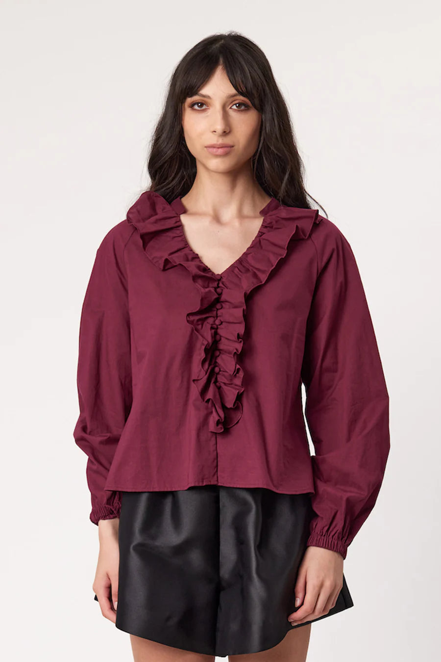 Remain Lucia Blouse - Sangria