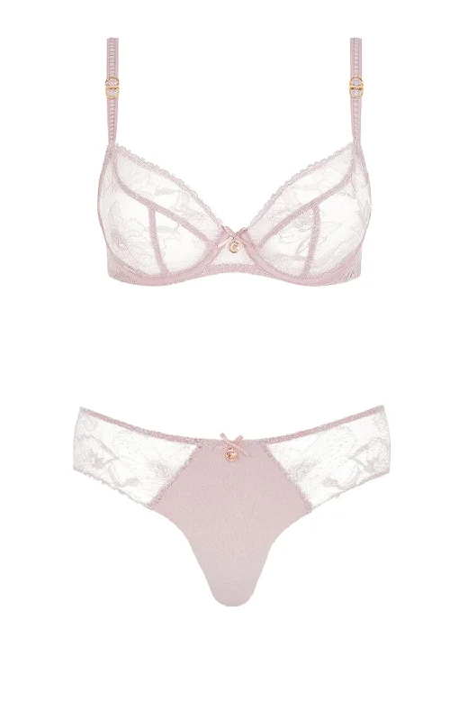 Orchids Covering Underwire and Shorty Set