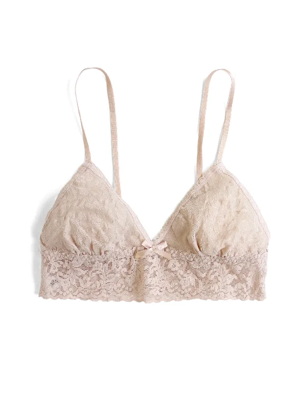 Signature Lace Triangle Bralette Chai