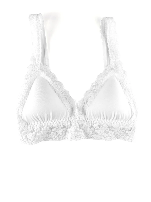 Supima® Cotton Padded Bralette White