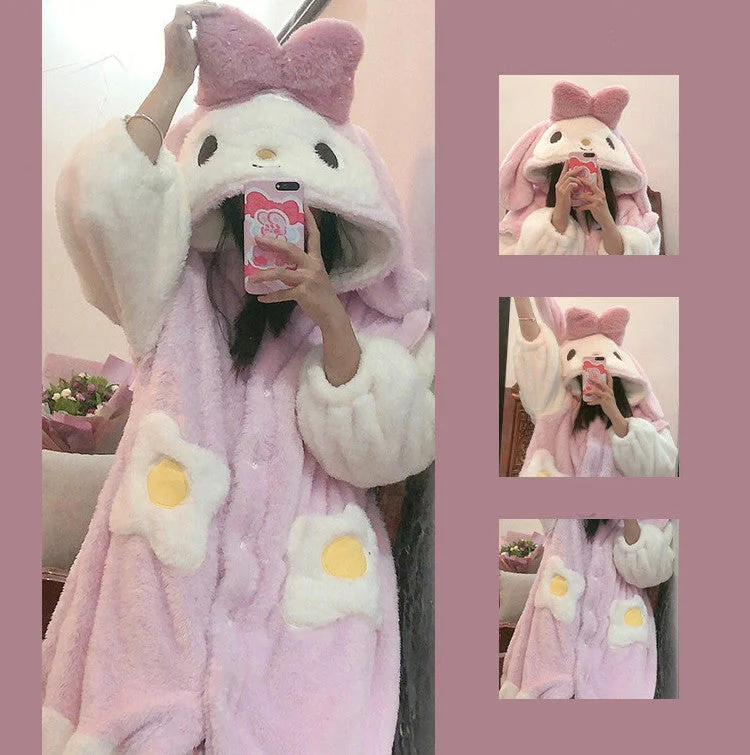 Cute bunny bow pajamas PL52748