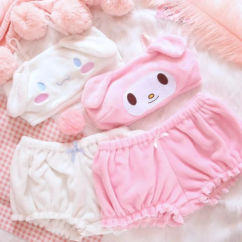 Cute Plush Pajamas Suit PA10018