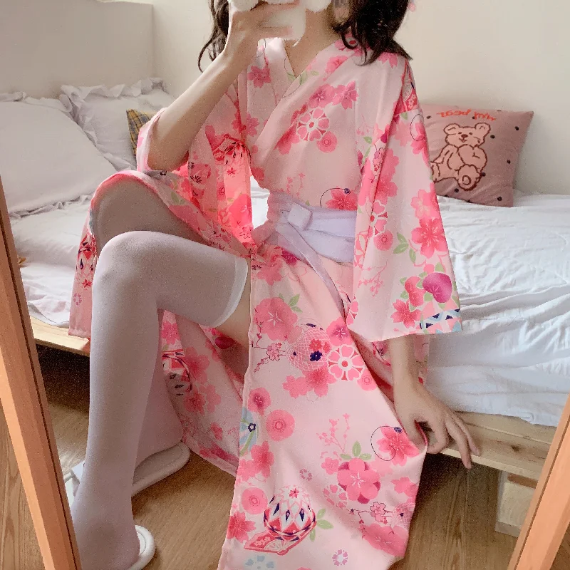 Sakura Bowknot Pajamas + Belt PL51497