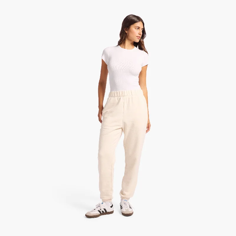 Vintage Fleece Jogger | Heather Bone