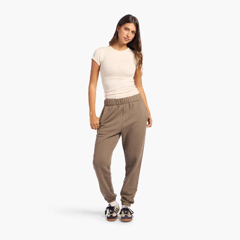 Vintage Fleece Jogger | Mocha