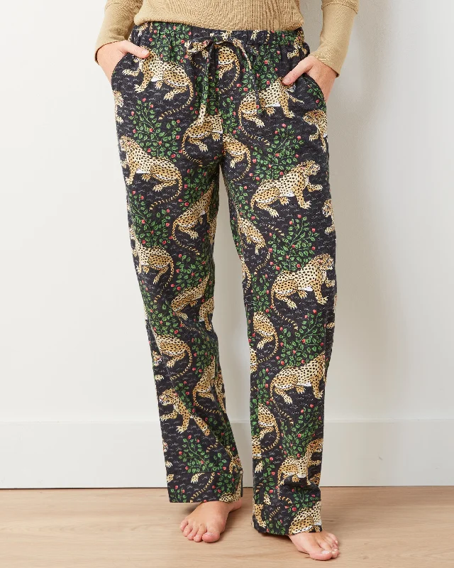 Bagheera - Lightweight Flannel PJ Pants - Ink