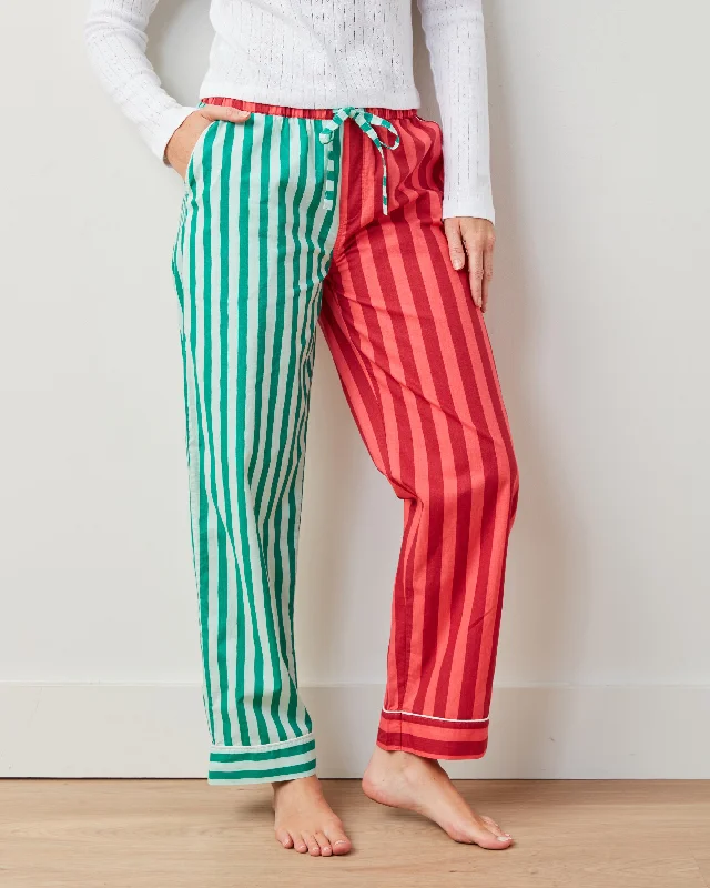 Holiday Stripes - PJ Pants - Spearmint & Peppermint