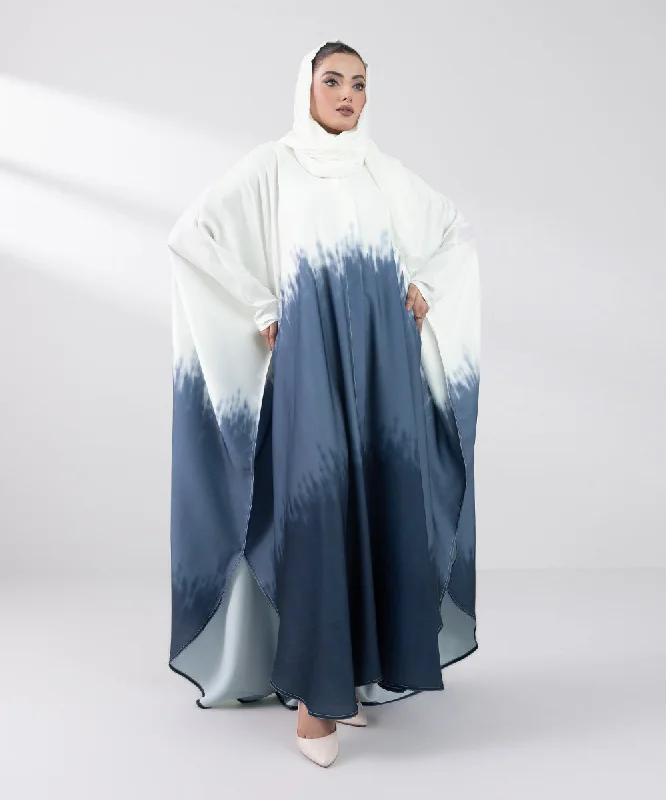 Printed Kaftan Abaya Set